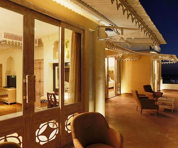 Hotel  Rawla Narlai Rajasthan Pali terrace room
